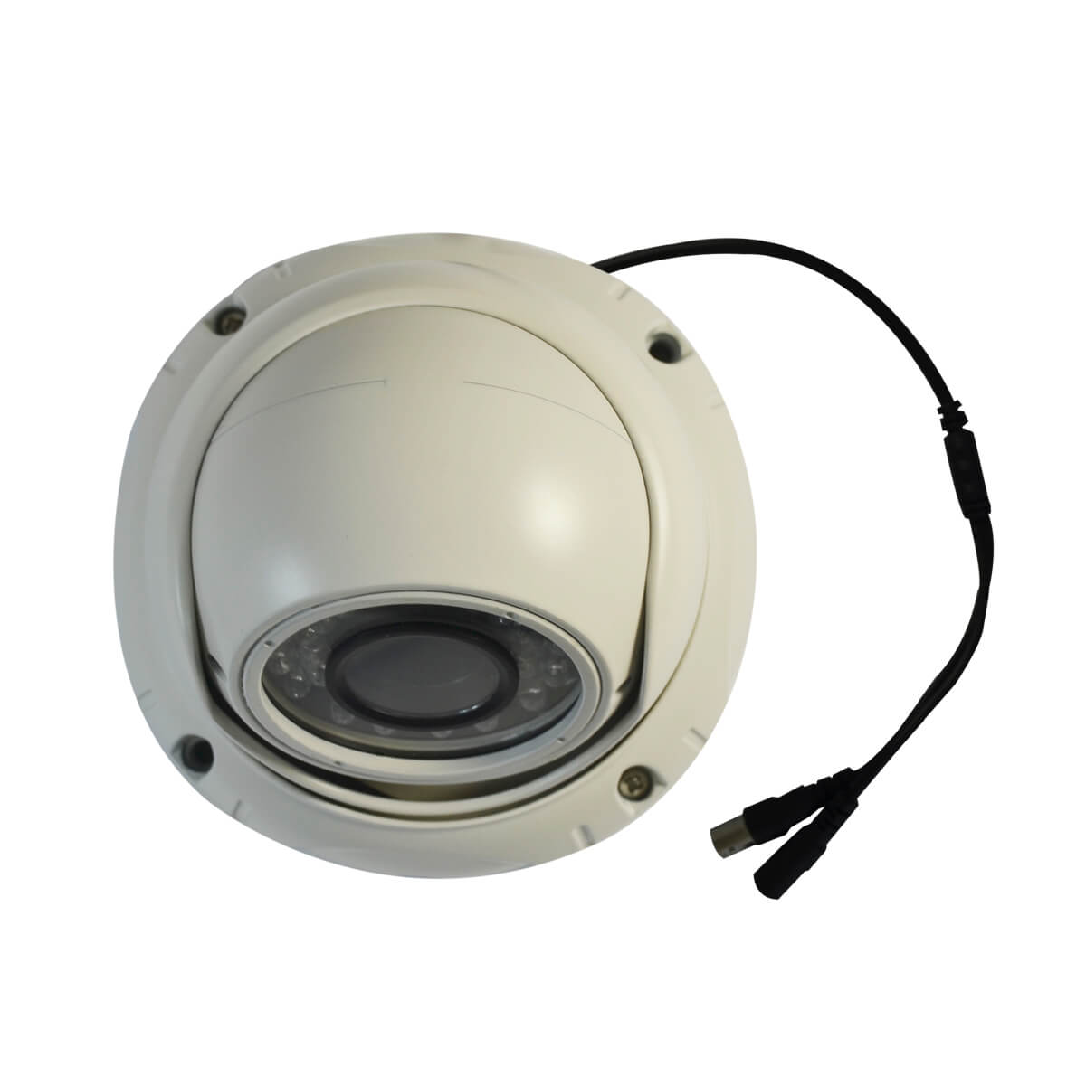 Camara tipo domo, Sensor Sharp CCD 1/3, 600TVL, 36 LED, 30m IR, IR-CUT