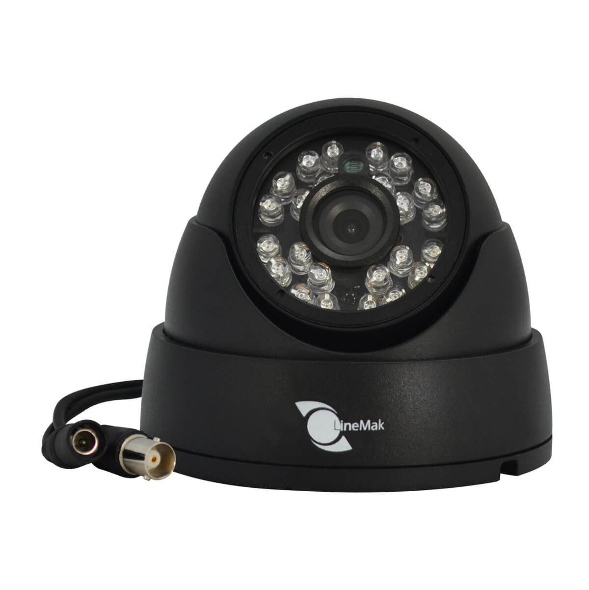 Camara tipo domo, Sensor HD Digital 1/4, 700TVL, 24 LED, 20m IR, IP66