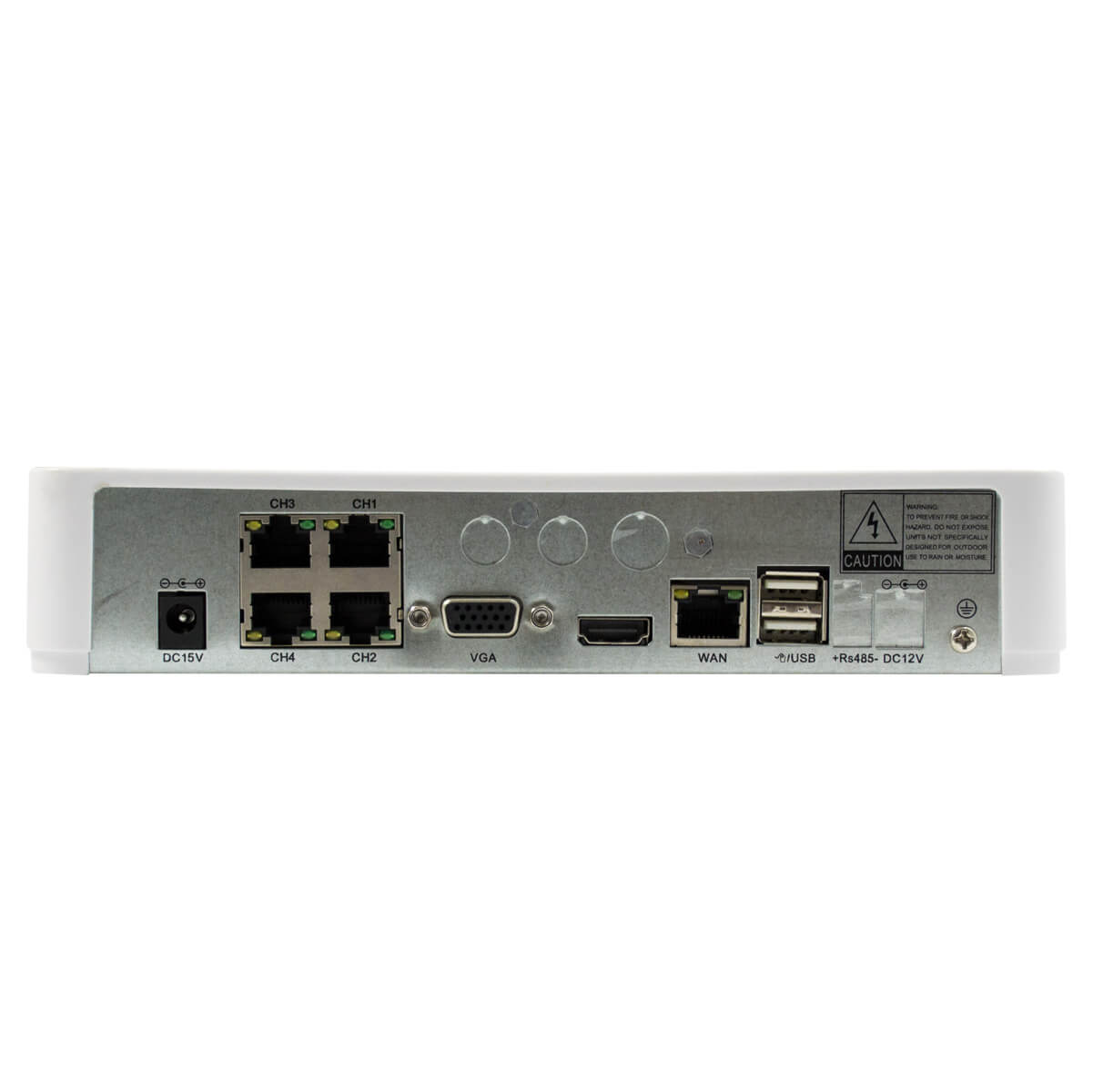 Combo de 4 camaras IP 1/3 Sensor CMOS 1.3MP, con NVR de 4 canales