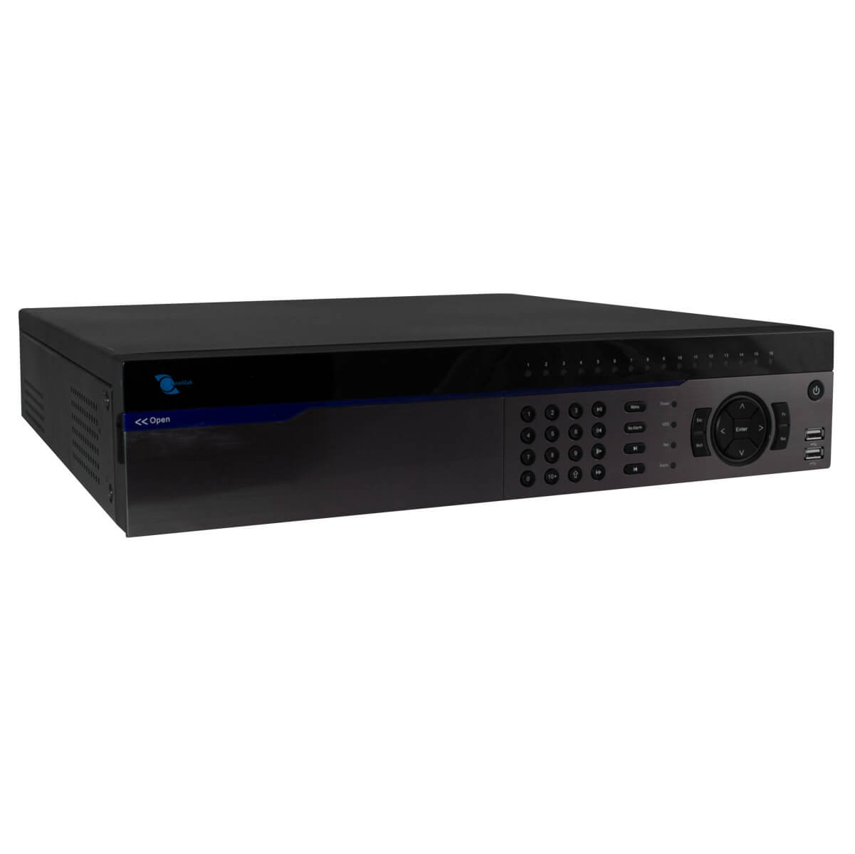 DVR 16 canales H264/G711A, VGA/HDMI/CVBS, Audio 8ch-in/1ch-out, D1/CIF
