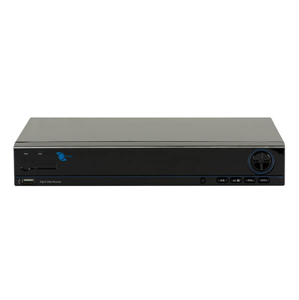 DVR de 4-Ch, Compresion H.264, Salidas VGA/HDMI, Audio 4-Ch/1-Ch, D1