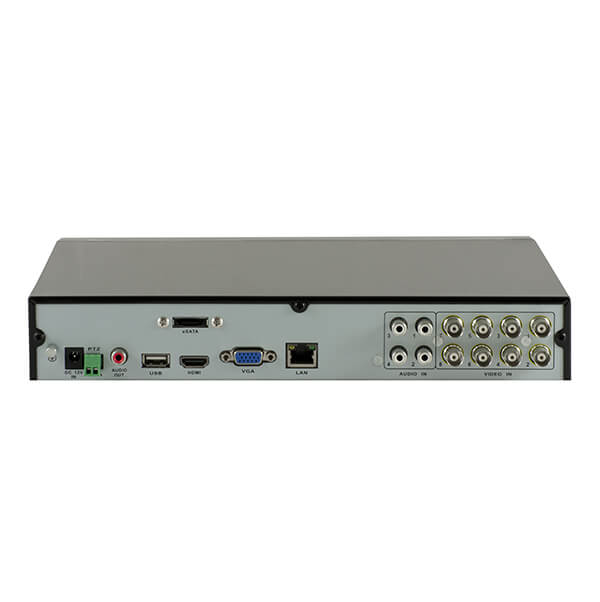 DVR de 8-Ch, Compresion H.264, Salidas VGA y HDMI, audio 4-Ch/1-Ch, D1