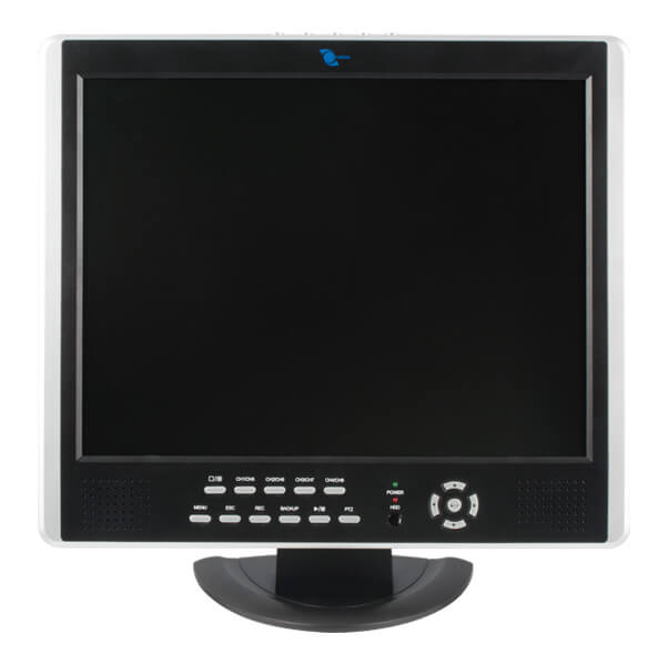 Video grabador digital de pantalla DVR de 15 LCD, NTSC: 240 FPS, 8 de video y 8 de audio.