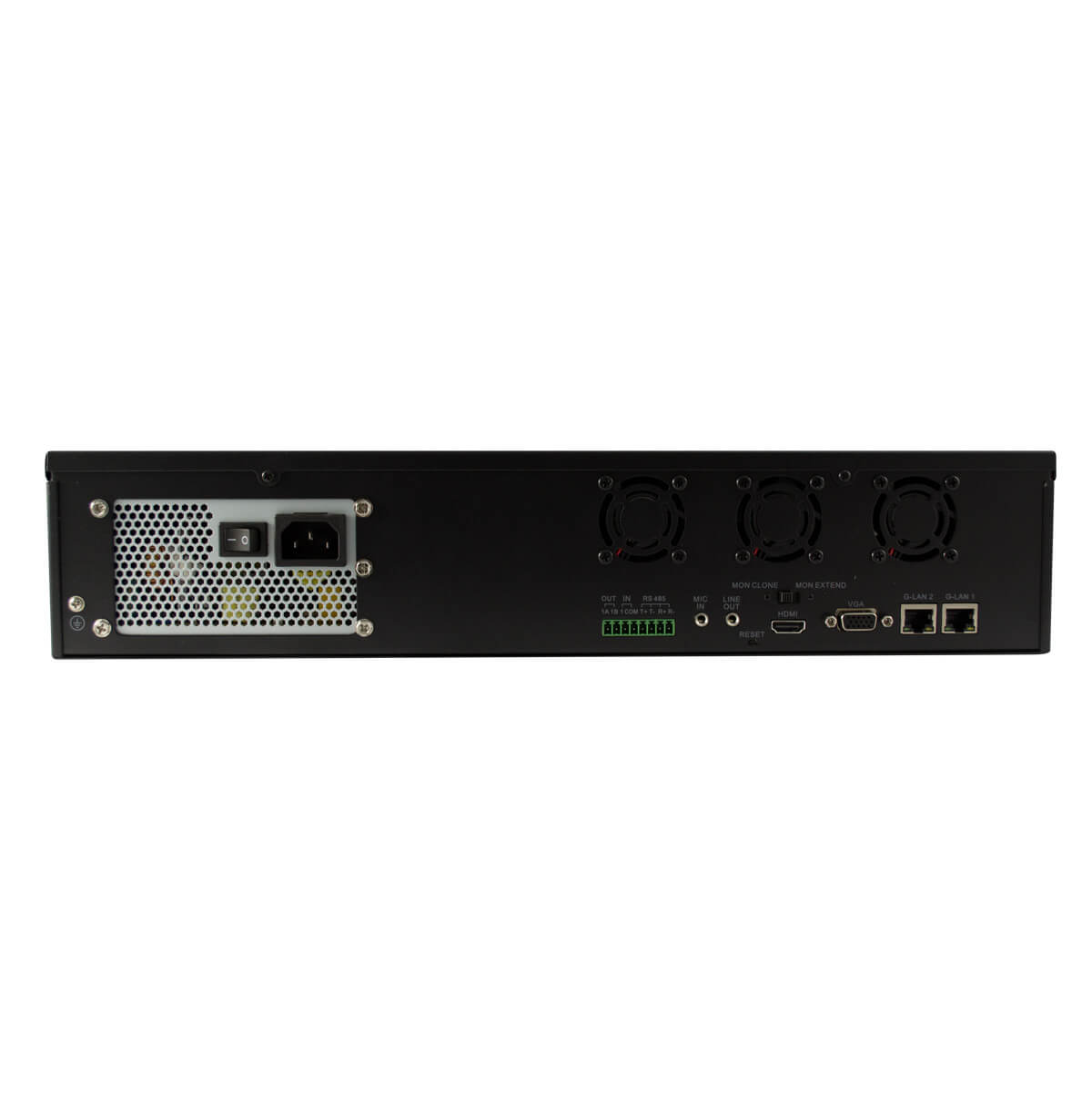 Linemak HD-MAK, NVR de 32 canales, H.264/G.711A, VGA/HDMI, PoE