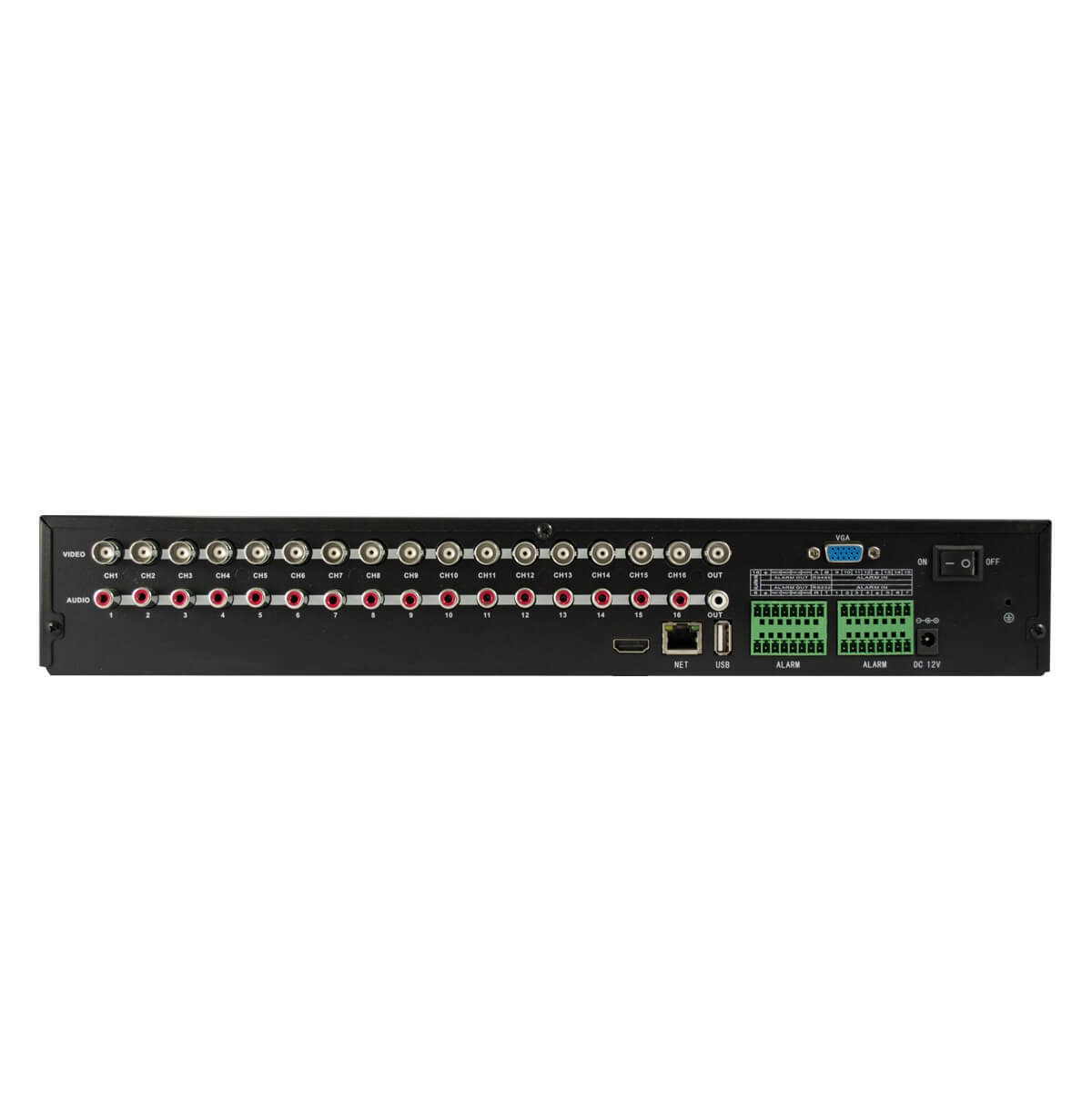 HVR 16 canales, H264/G711A, 960H, BNC/VGA/HDMI, 3G/WIFI
