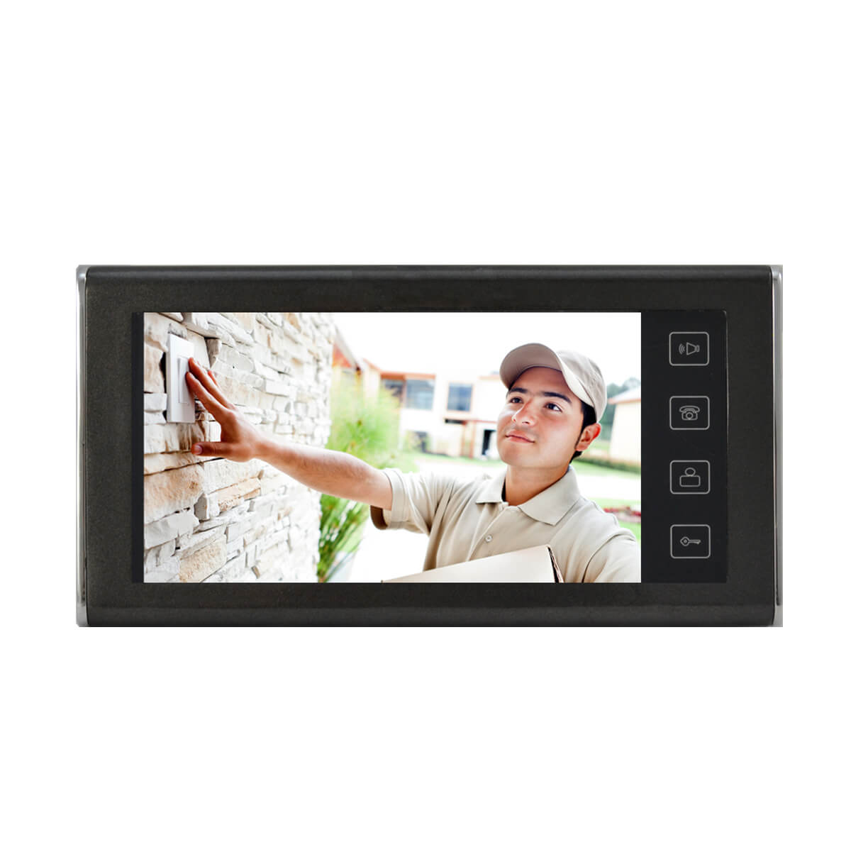Video portero con pantalla LCD de 7 y camara con resolucion de 420TVL